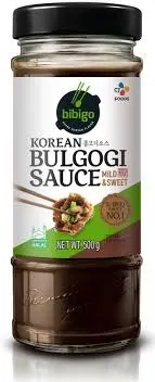 CJ BIBIGO KOREAN BULGOGI MARINADE MILD SWEET SAUCE 500G                                        