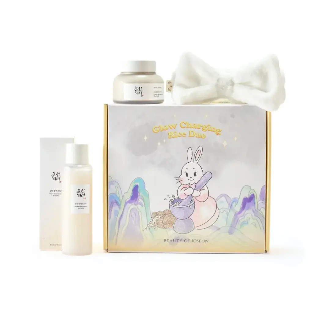 BEAUTY OF JOSEON GLOW CHARGING RICE DUO SET-3PCS                                                                    مجموعة بيوتي أوف جوسون جلو تشارجينج رايس ديو - 3 قطع