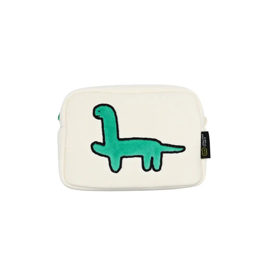 JOGUMAN BEAUTY POUCH IVORY حقيبة جوغومان بيوتي عاجي                                             