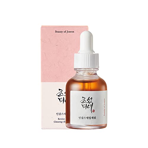 BEAUTY OF JOSEON REVIVE SERUM GINSENG SNAIL MUCIN 30ML  سيروم بيوتي أوف جوسون المُنعش بخلاصة الجينسنغ والحلزون 30 مل
