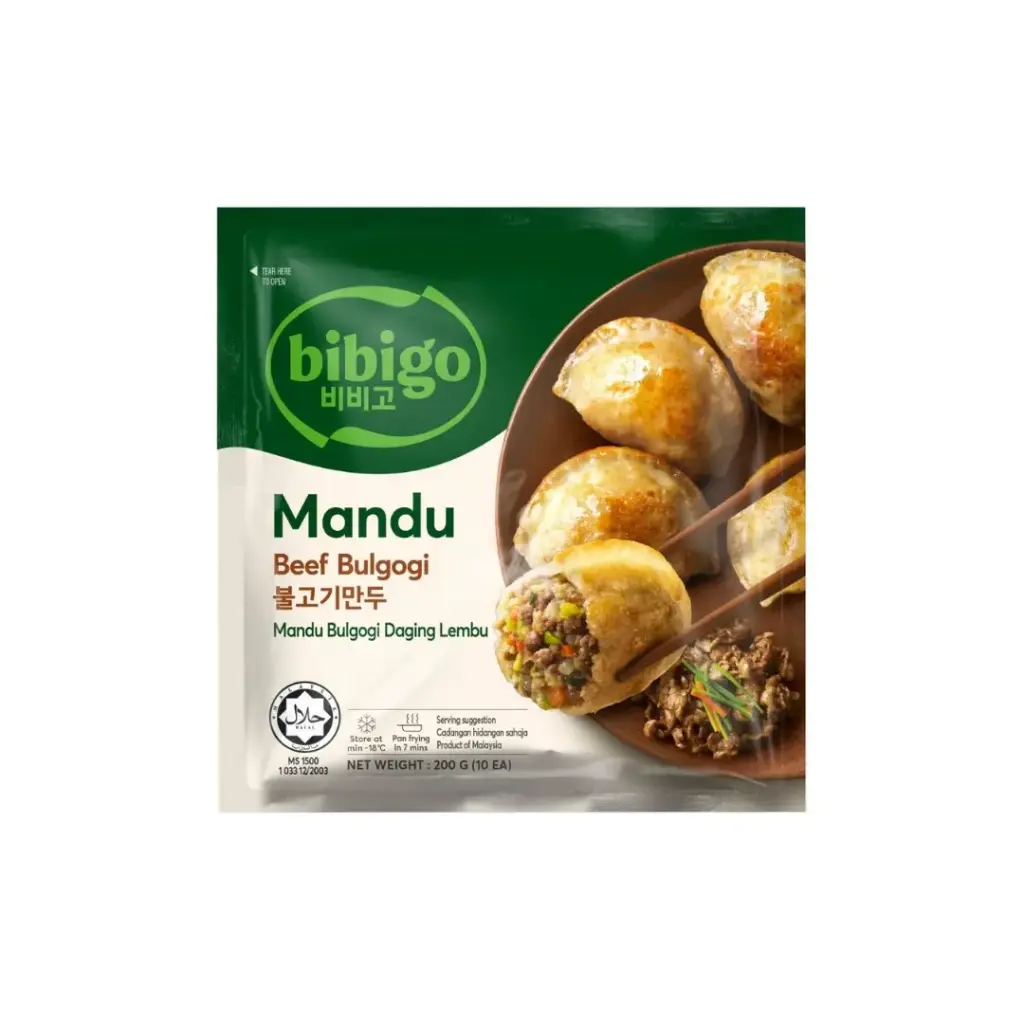 BIBIGO BEEF BULGOGI MANDU - 200G                  بيبيجو لحم بقري بولجوجي ماندو - 200 جم