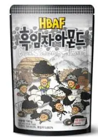 BLACK SESAME ALMOND 190G                                  لوز سمسم أسود 190 جرام