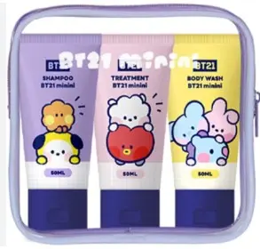 BT21 MININI TRAVEL KIT   مجموعة السفر BT21 MININI