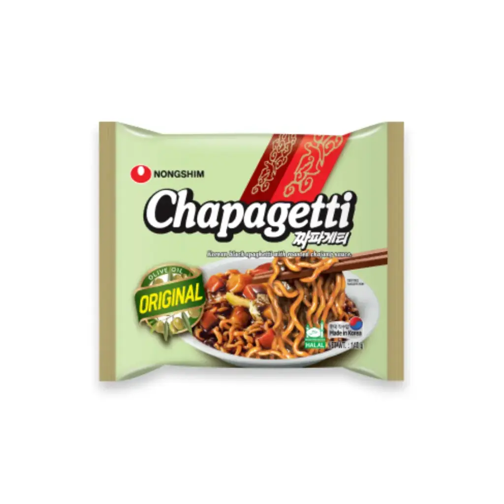 NONGSHIM CHAPAGHETTI NOODLES 140G نونجشيم نودلز تشاباغيتي 140 جرام     