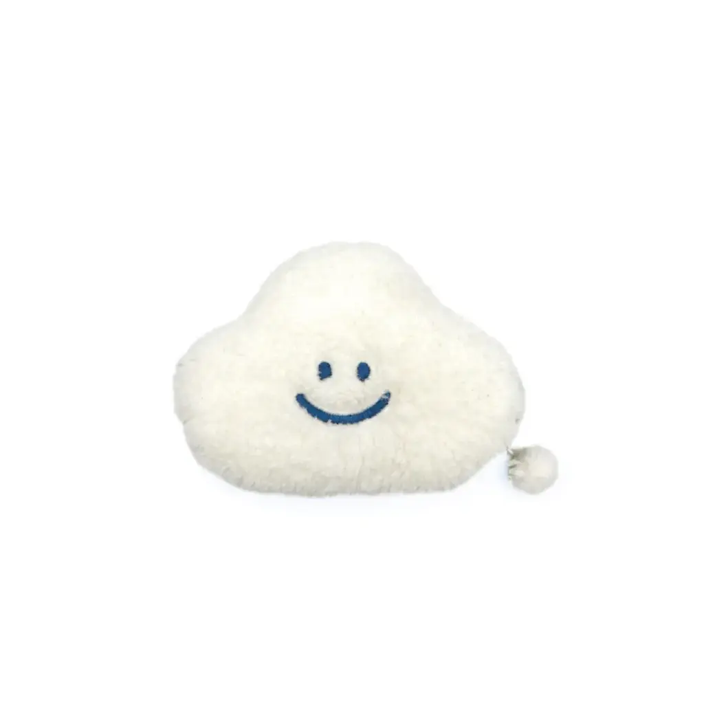 SKYFOLIO CLOUD SHAPE ZIPPER POUCH حقيبة سكاي فوليو بسحاب على شكل سحابة                            