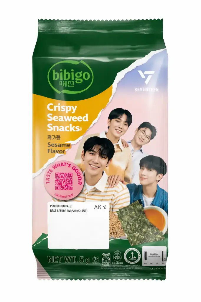 CRISPY SEAWEED ORIGINAL [SESAME] 15G أعشاب بحرية مقرمشة أصلية [سمسم] 15 جرام