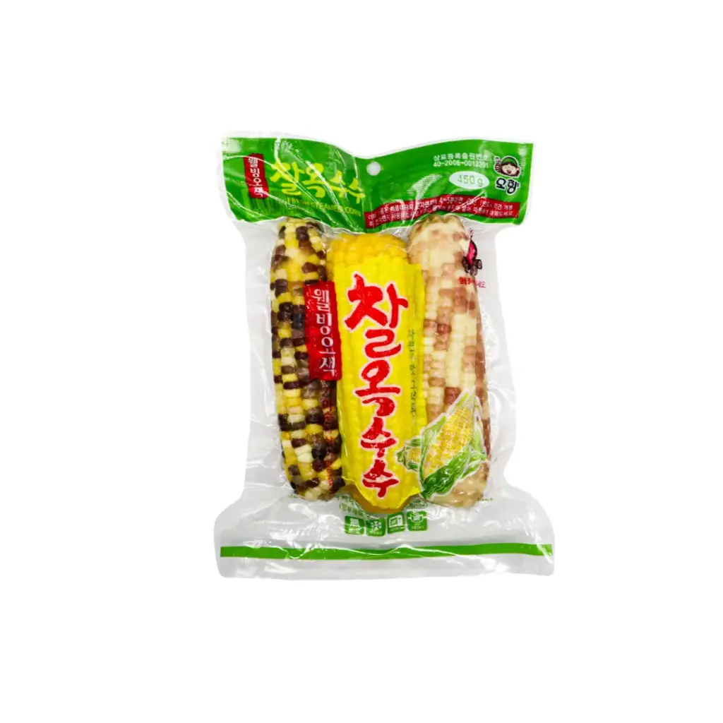 FRESH STEAMED CORN 450G                                     ذرة طازجة مطهوة على البخار 450 جرام