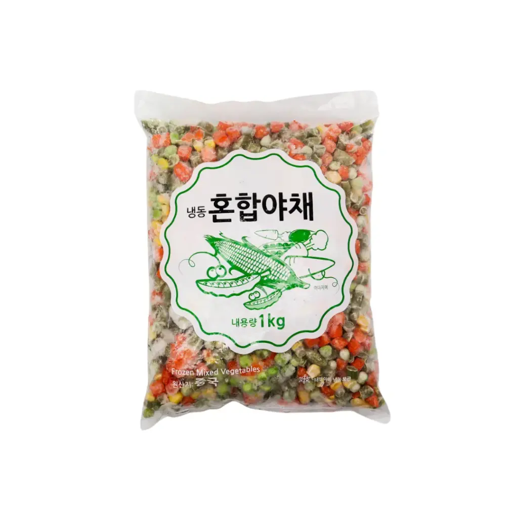 FROZEN MIXED VEGETABLE 1KG                                   خضراوات مشكلة مجمدة 1 كجم