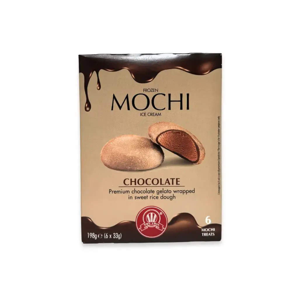 FROZEN PREMIUM MOCHI CHOCOLATE -198G موتشي شوكولاتة فاخرة مجمدة - 198 جرام
