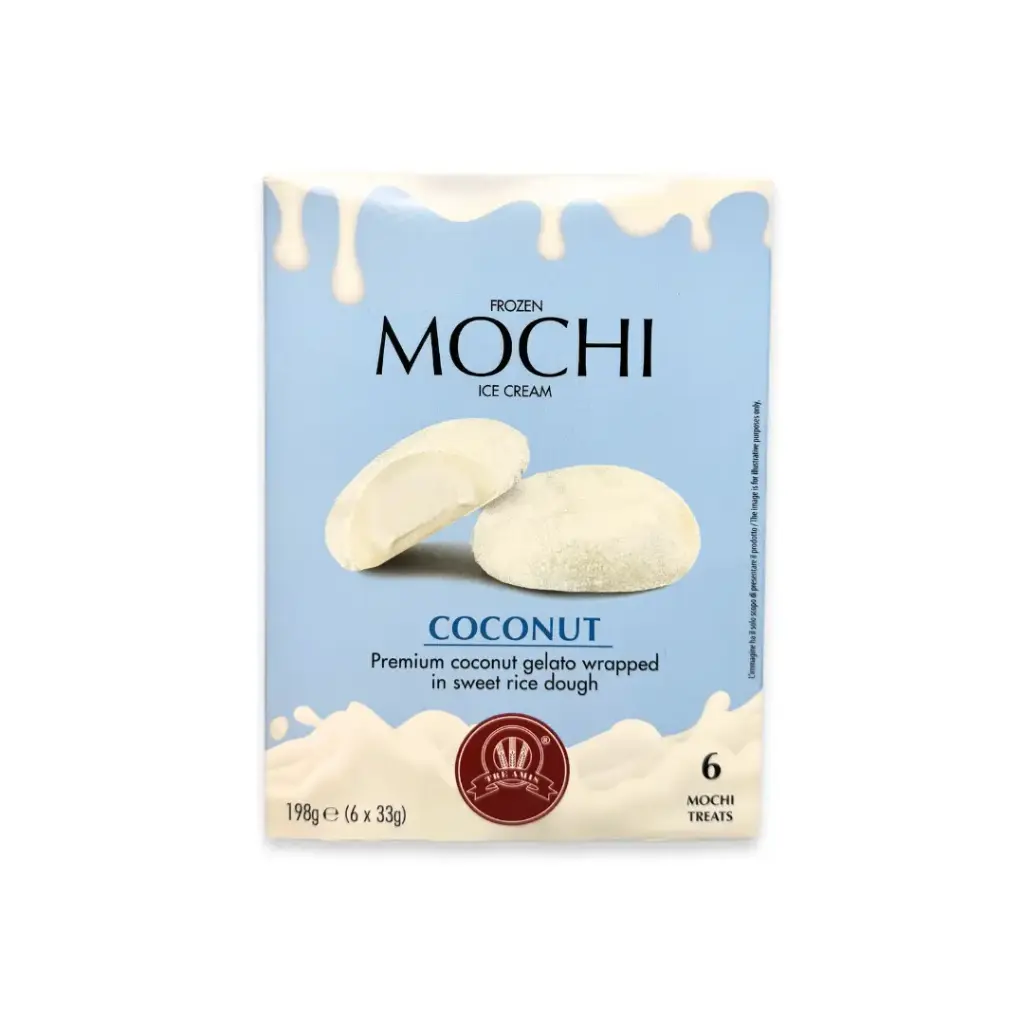 FROZEN PREMIUM MOCHI COCONUT - 198G موتشي جوز الهند الفاخر المجمد - 198 غرام