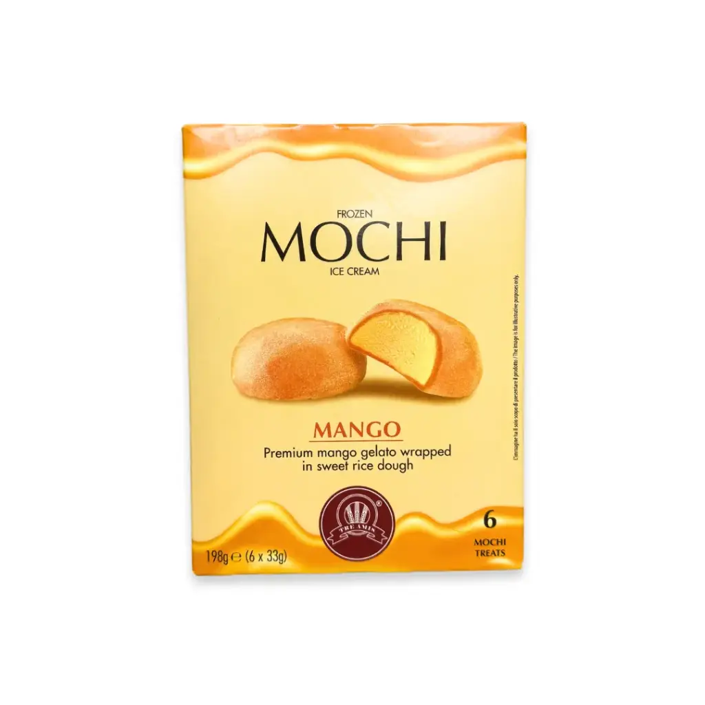 FROZEN PREMIUM MOCHI MANGO 198G موتشي مانجو فاخر مجمد - 198 جرام