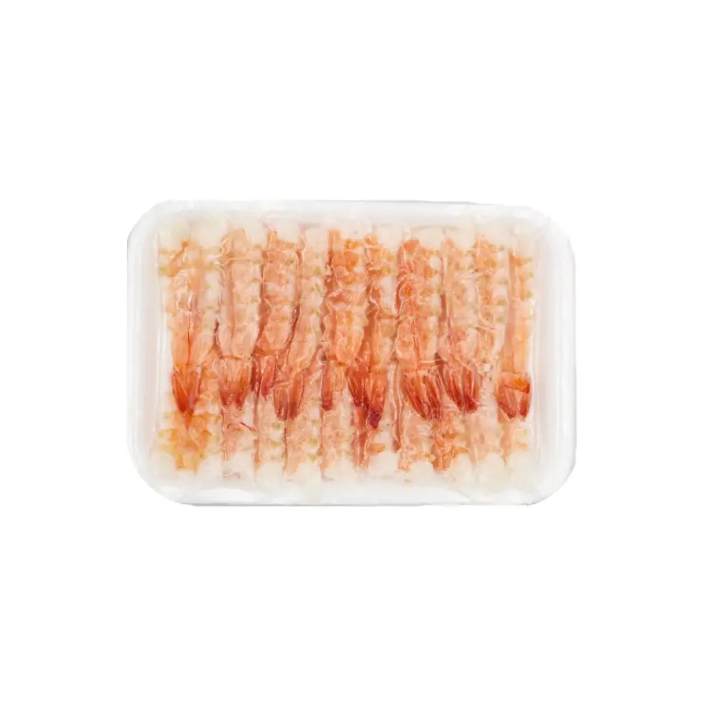FROZEN RAW SHRIMP FOR SUSHI (VANNAMEI) 5L 300G                                                                        
 روبيان نيء مجمد للسوشي (فانامي) 5 لتر 300 جرام