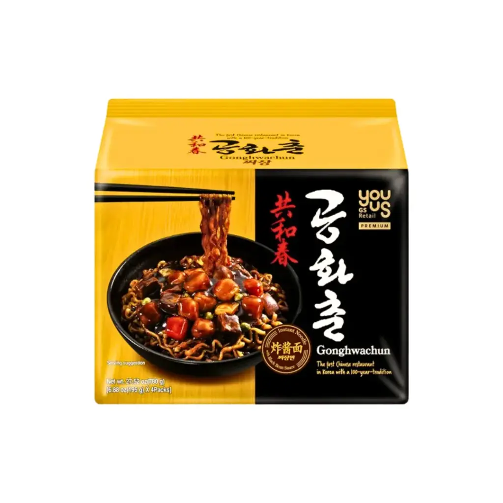 GONGHWACHUN ZAJANG NOODLE (POUCH) 195G                                    
 نودلز غونغ هواتشون زاجانغ (كيس) 195 جرام