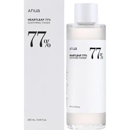 ANUA HEARTLEAF 77% SOOTHING TONER 250ML تونر أنوا هارتليف المهدئ 77% 250 مل              