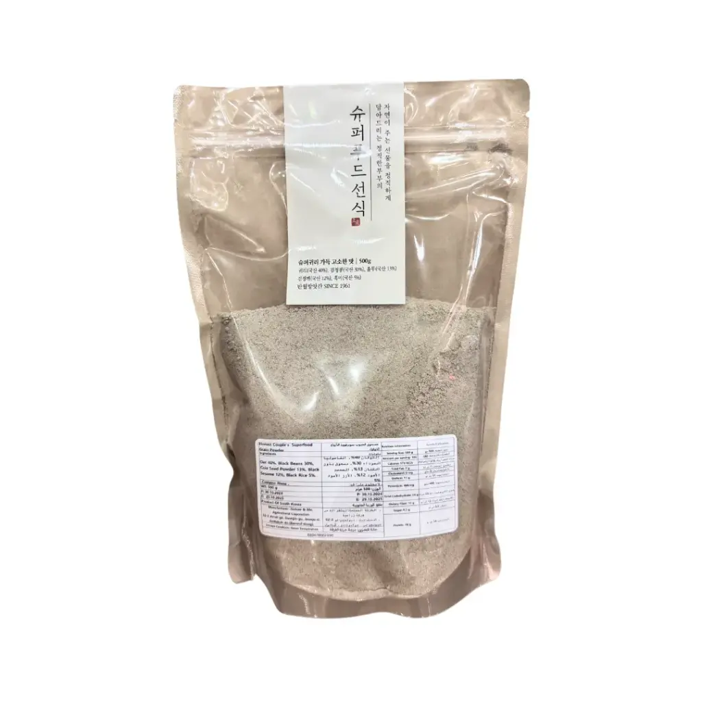 HONEST COUPLE SUPERFOOD GRAIN POWDER 500G  مسحوق حبوب سوبر فود من هونست كوبل، ٥٠٠ غرام