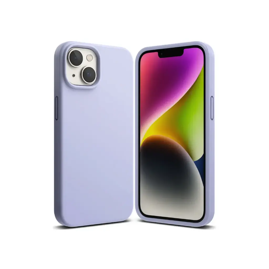 IPHONE 14- SILICONE (LAVENDER)  آيفون 14 - سيليكون (لافندر)
