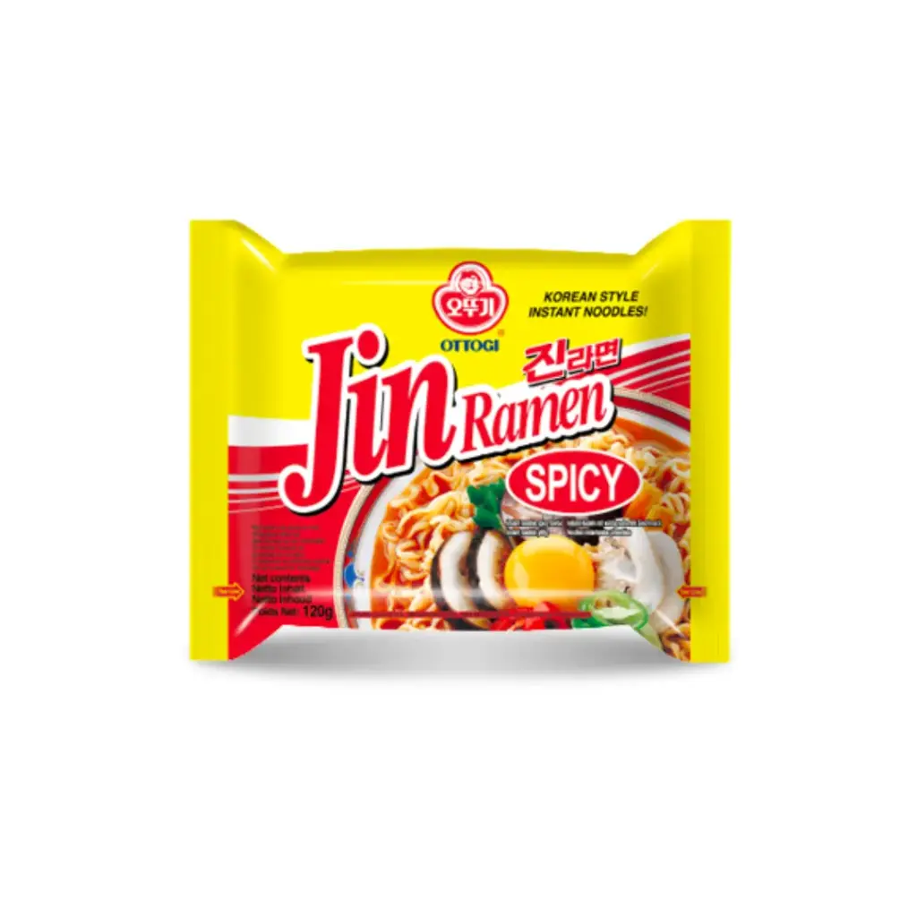 JIN RAMEN SPICY 120G  جين رامين حار 120 جرام