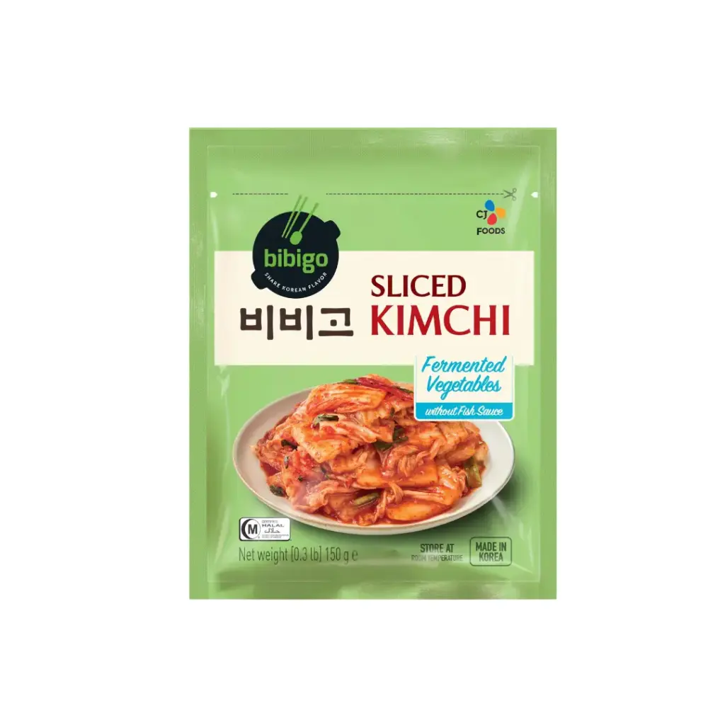 KIMCHI SLICED WITHOUT FISH SAUCE 150G                                                            كيمتشي مقطع بدون صلصة السمك 150 جرام