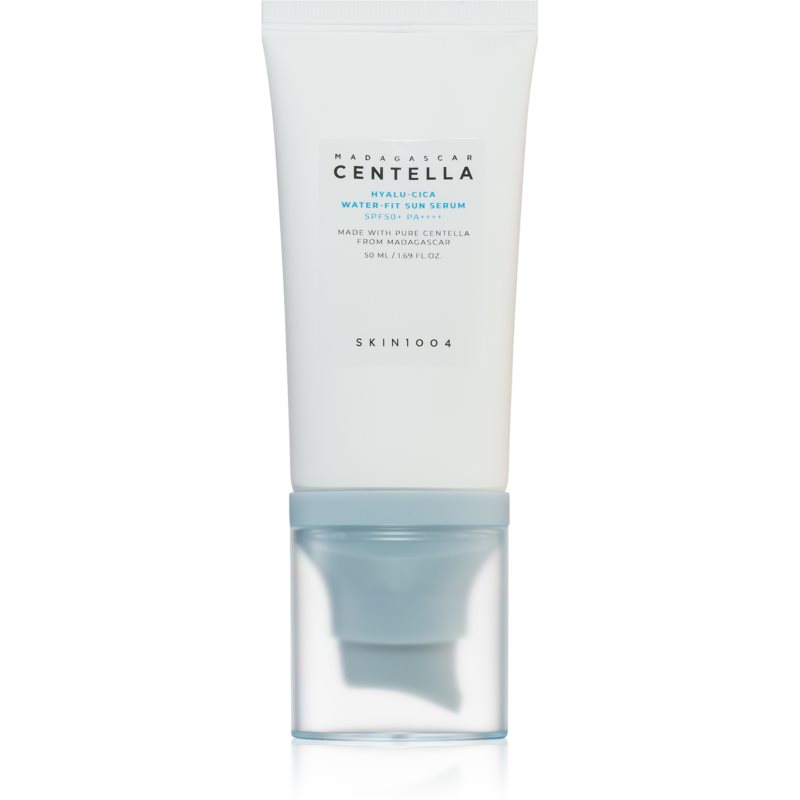 SKIN1004 MADAGASCAR CENTELLA HYALU CICA WATER FIT SUN SERUM 50ML SKIN1004 مدغشقر سينتيلا هيالو سيكا سيروم صن ووتر فيت 50 مل