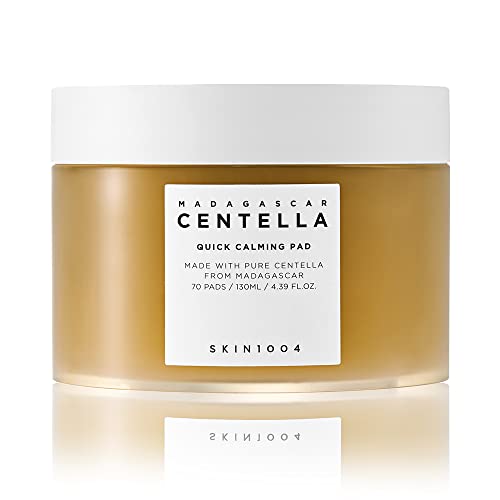 SKIN1004 MADAGASCAR CENTELLA QUICK CALMING PAD 70 PADS 13ML SKIN1004 وسادة مدغشقر سنتيلا سريعة التهدئة، 70 وسادة، 13 مل