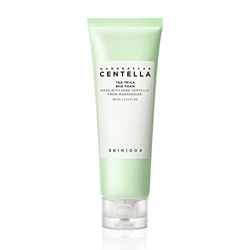 SKIN1004 MADAGASCAR CENTELLA TEA TRICA BHA FOAM 125ML SKIN1004 رغوة شاي مدغشقر سينتيلا تريكا BHA 125 مل                