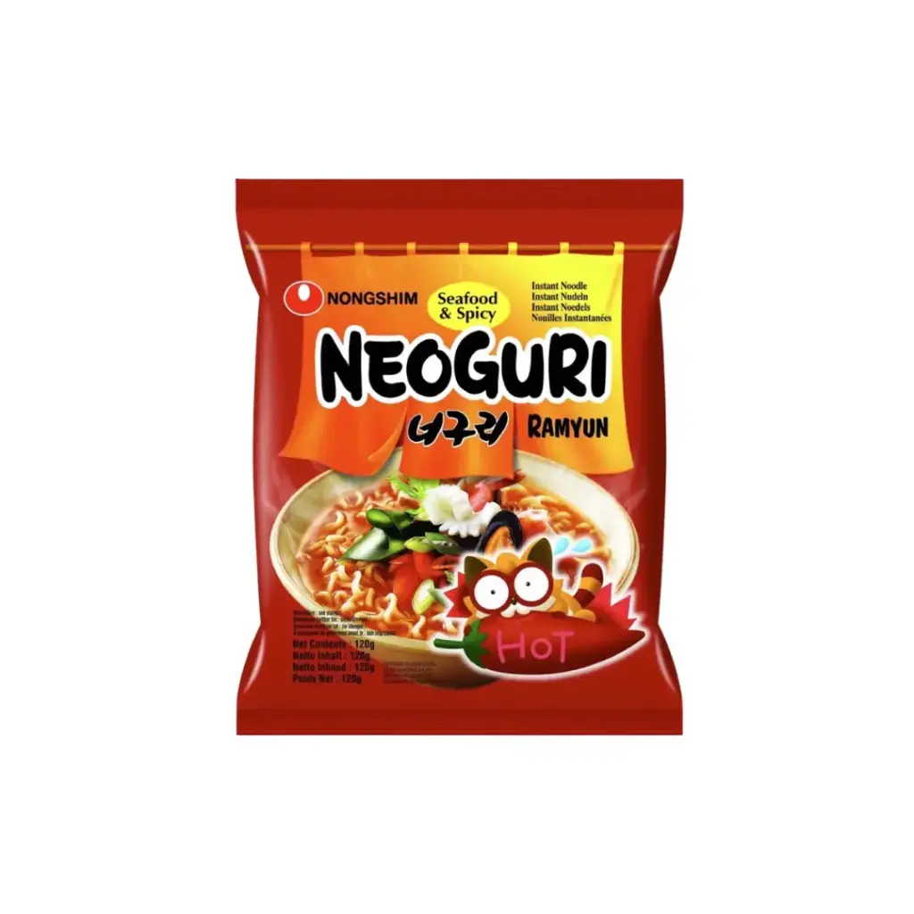 NEOGURI SEAFOOD & SPICY 120G نيوجوري مأكولات بحرية حارة 120 جرام