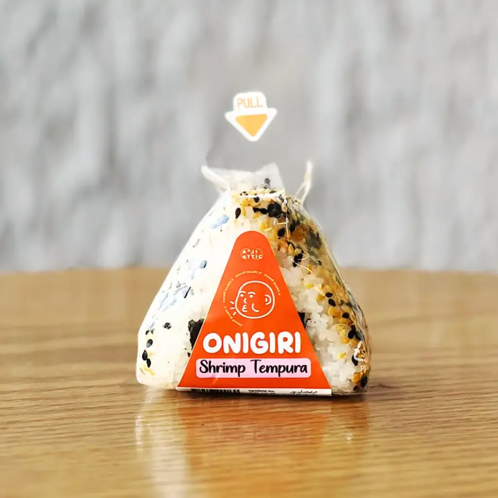 AJIATTIC - ONIGIRI SHRIMP TEMPURA أجياتيك - أونيجيري جمبري تمبورا