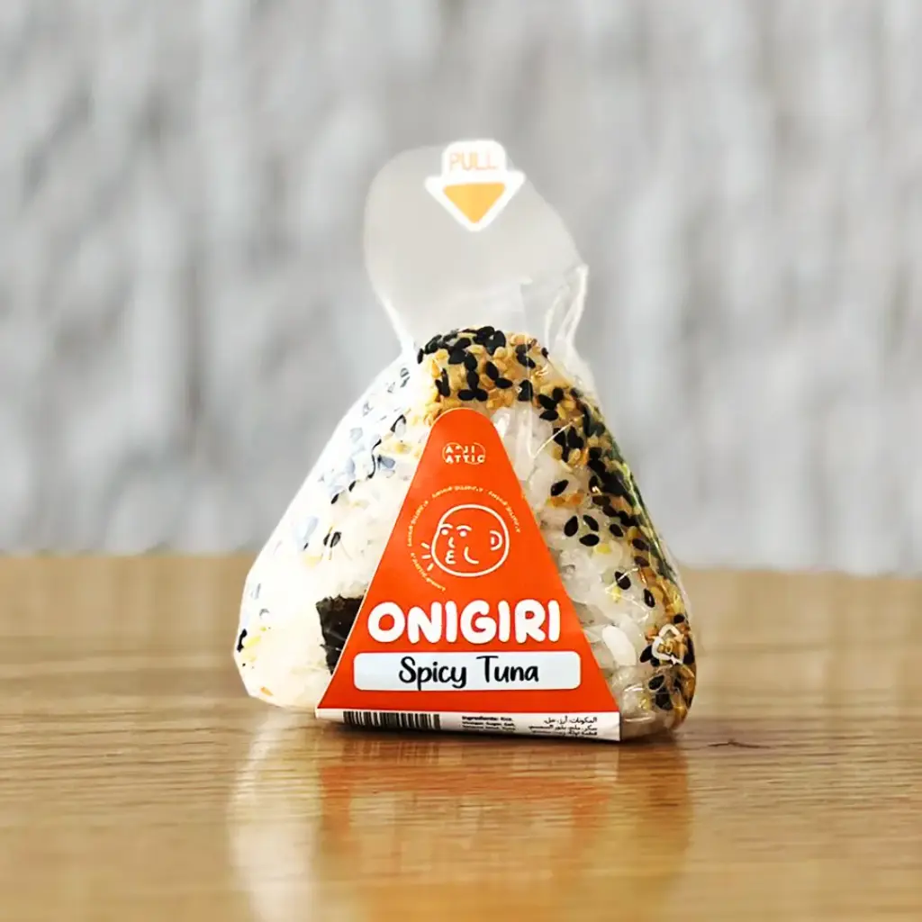 AJIATTIC - ONIGIRI SPICY TUNA أجياتيك - أونيغيري تونة حارة