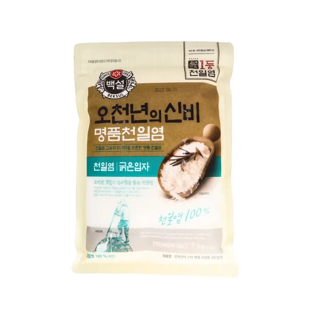 PREMIUM SEA SALT 1KG (LARGE GRAINS) ملح البحر الفاخر 1 كجم (حبيبات كبيرة)