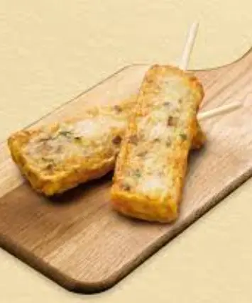 READY FISH CAKE BAR VEGETABLES كعكة السمك مع الخضار