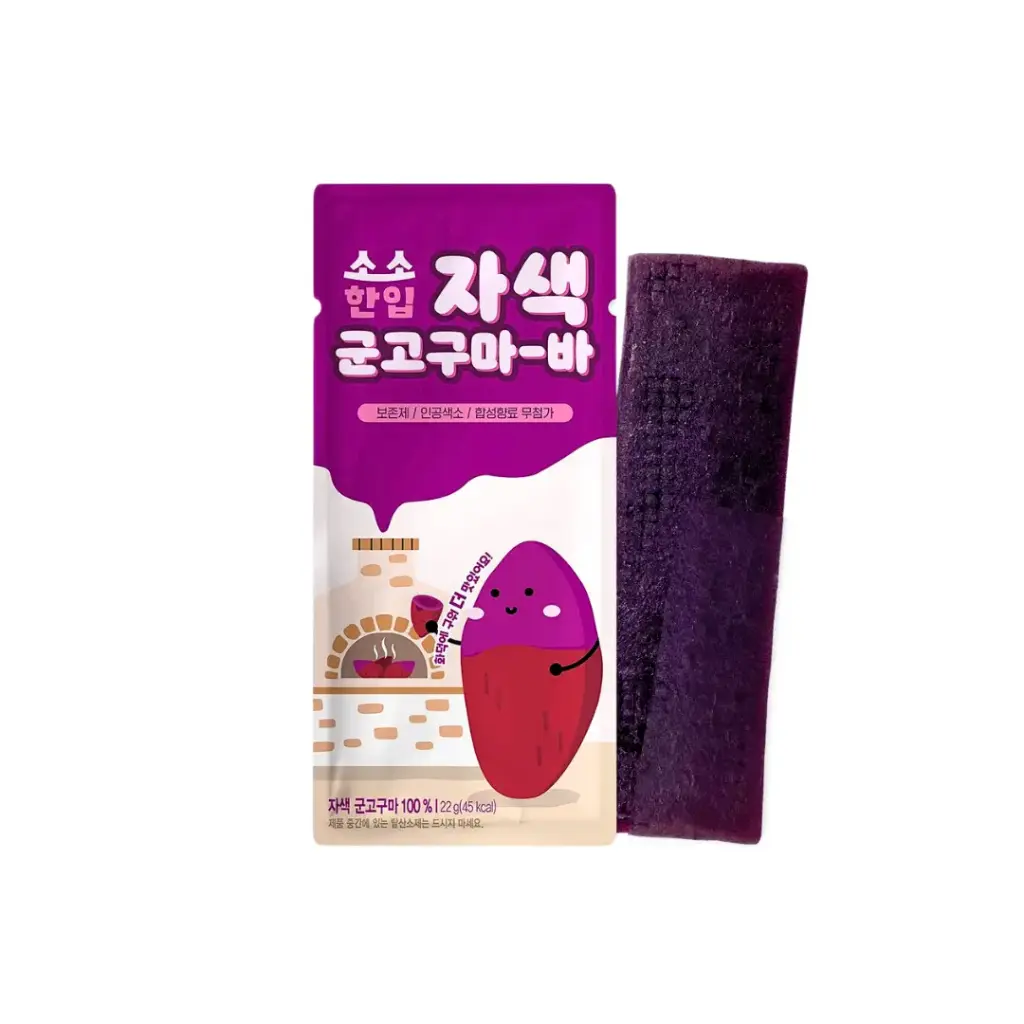 ROASTED SWEET POTATO BAR- PURPLE SWEET POTATO 22G  بار بطاطا حلوة مشوية - بطاطا حلوة أرجوانية 22 غرام