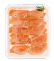 SALMON MEAT FOR SUSHI 120G لحم السلمون للسوشي 120 جرام