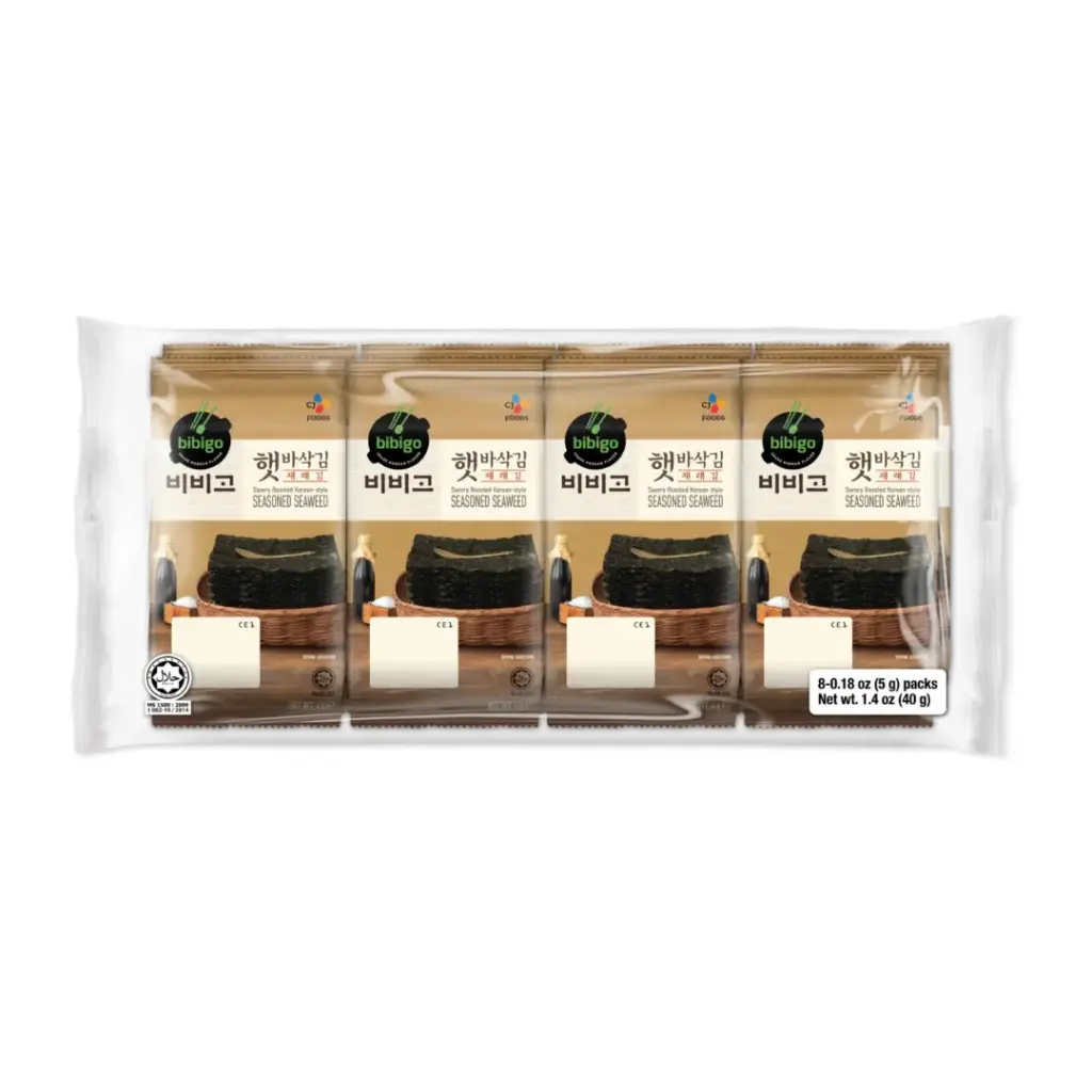 SAVORY ROASTED SEASONED SEAWEED 40G                                                       أعشاب بحرية محمصة ومتبلة لذيذة 40 جرام