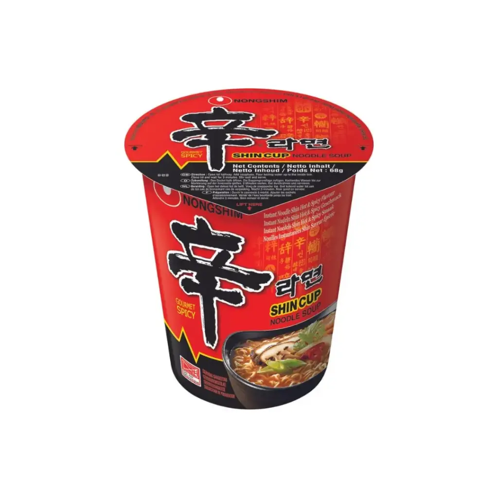 SHIN CUP NOODLE 68G   نودلز شين كوب 68 جرام