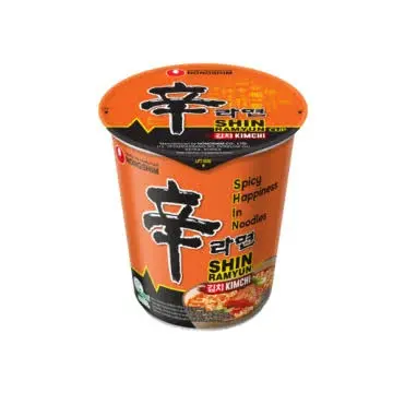 NONGSHIM SHIN RAMYUN KIMCHI CUP NOODLES 75G نونجشيم شين راميون كيمتشي كوب نودلز 75 جرام