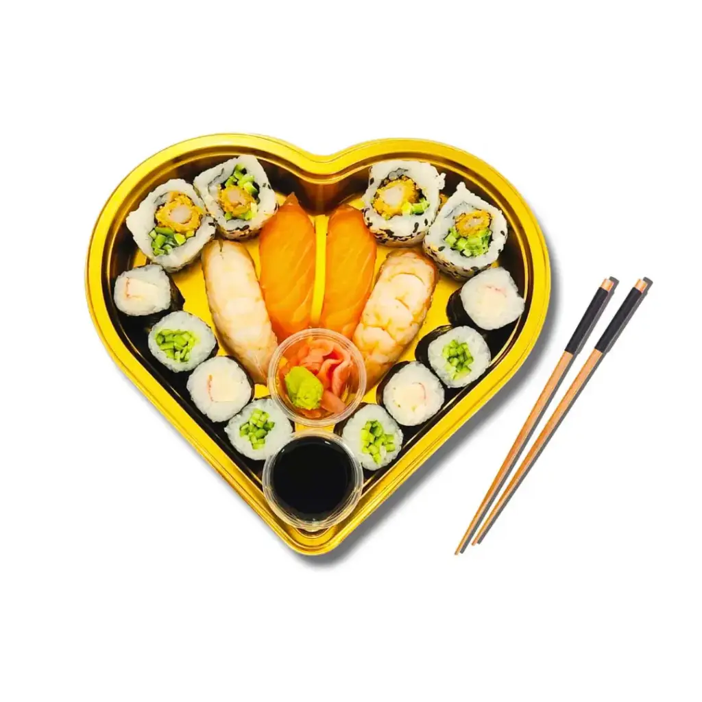 AJIATTIC SUSHI LOVE BOX 16PCS صندوق أجياتيك سوشي لوف، 16 قطعة