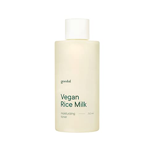 GOODAL VEGAN RICE MILK MOISTURIZING TONER 250ML تونر مرطب بحليب الأرز النباتي من جودال، 250 مل