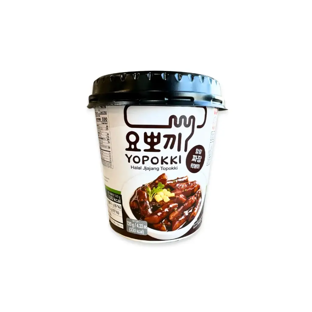 YOPOKKI HALAL JJAJANG  CUP 120G  كوب يوبوكي حلال ججاجانج 120 جرام