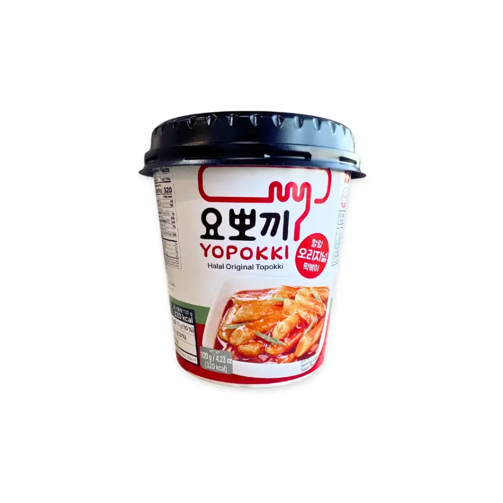 YOPOKKI HALAL ORYOPOKKI HALAL JJAJANG POUCH 240G IGINAL CUP 120G كوب يوبوكي حلال الأصلي 120 جرام