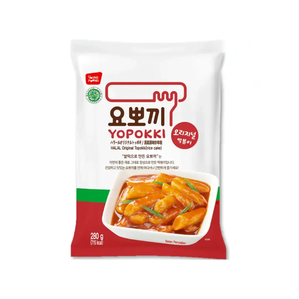 YOPOKKI HALAL ORIGINAL POUCH 240G   كيس يوبوكي حلال الأصلي 240 جرام