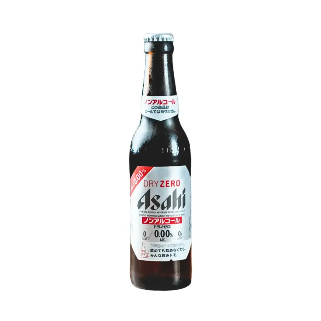 ASAHI DRY ZERO [BOTTLE] 334ml أساهي دراي زيرو [زجاجة] 334 مل