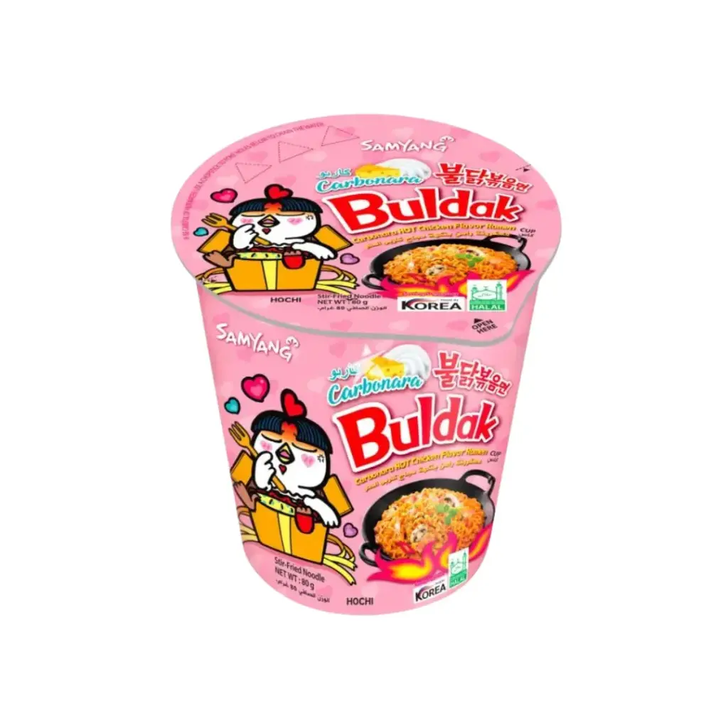 HOT CHICKEN CARBONARA CUP 80G كوب دجاج كاربونارا حار 80 جرام