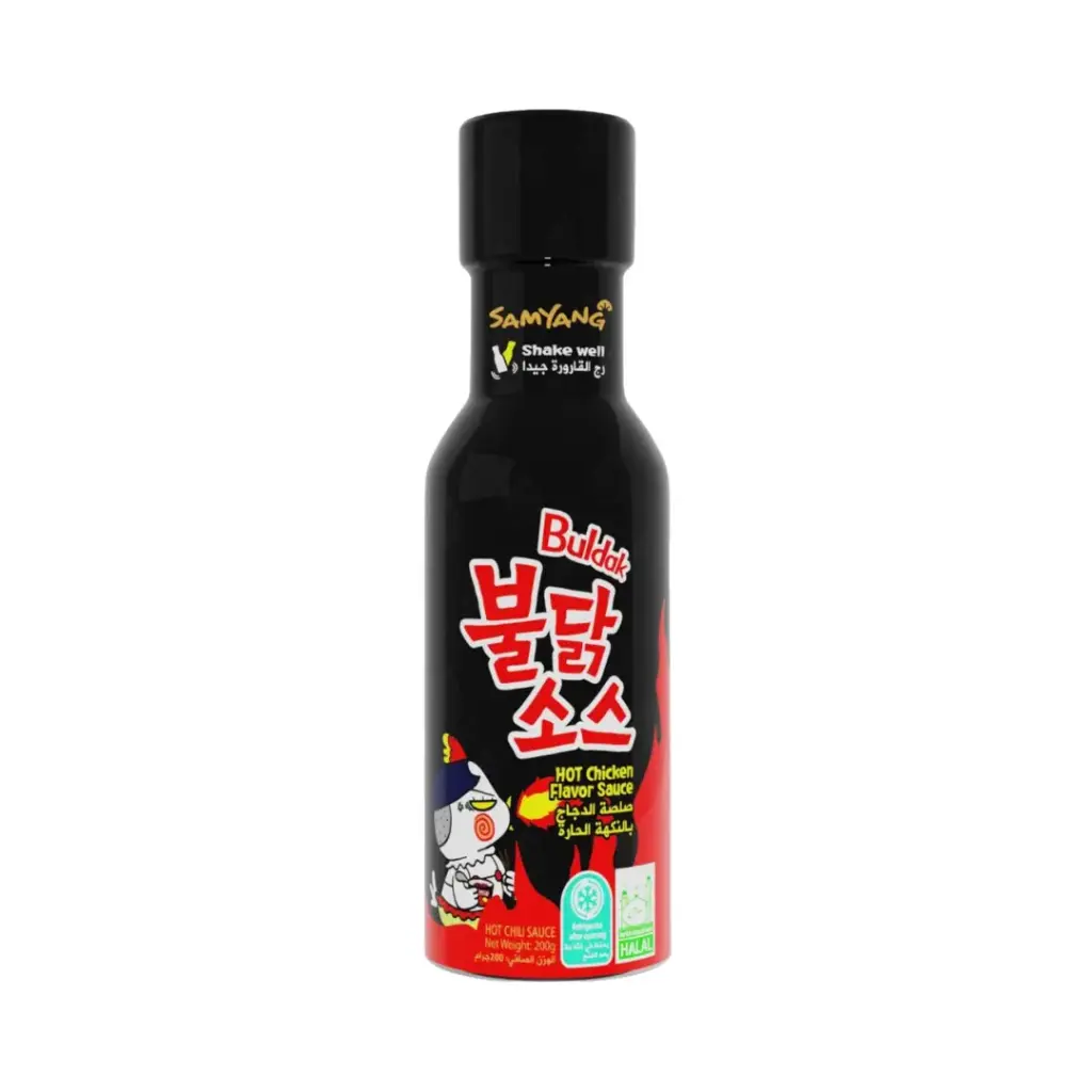 HOT CHICKEN FLAVOR SAUCE (ORIGINAL) 200G صلصة بنكهة الدجاج الحار (الأصلية) 200 جرام