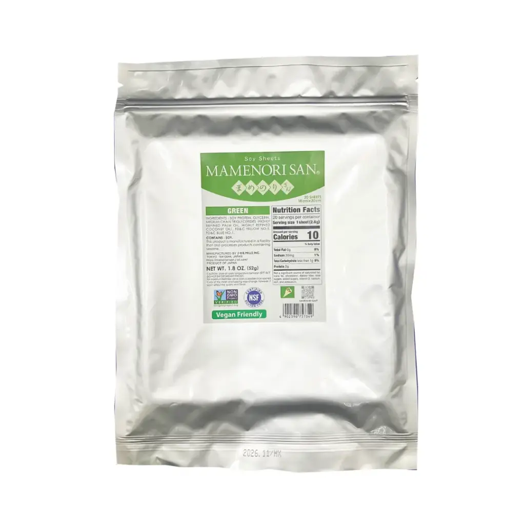 MAMENORI SAM GOMA GREEN 20 SHEETS 52G مامينوري سام جوما أخضر 20 ورقة 52 جرام