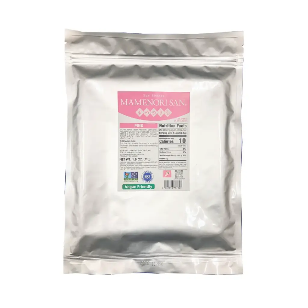 MAMENORI SAM GOMA PINK 20 SHEETS 52G مامينوري سام غوما وردي 20 ورقة 52 جرام