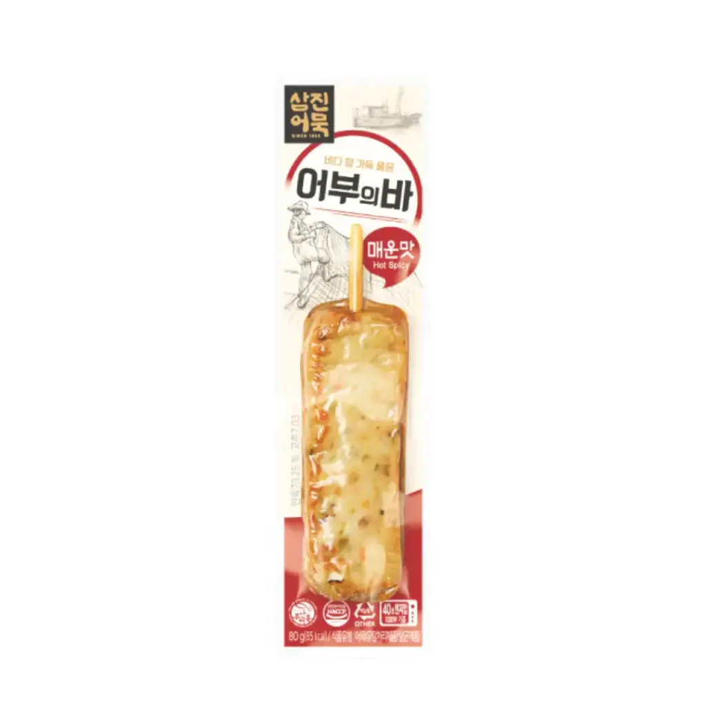 FISH CAKE BAR SPICY 80G كيكة السمك الحارة 80 جرام