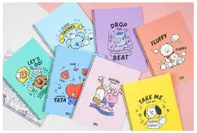 BT21 VINTAGE SPRING/LINE NOTE BT21كلاسيكي الربيع/الخط ملحوظة