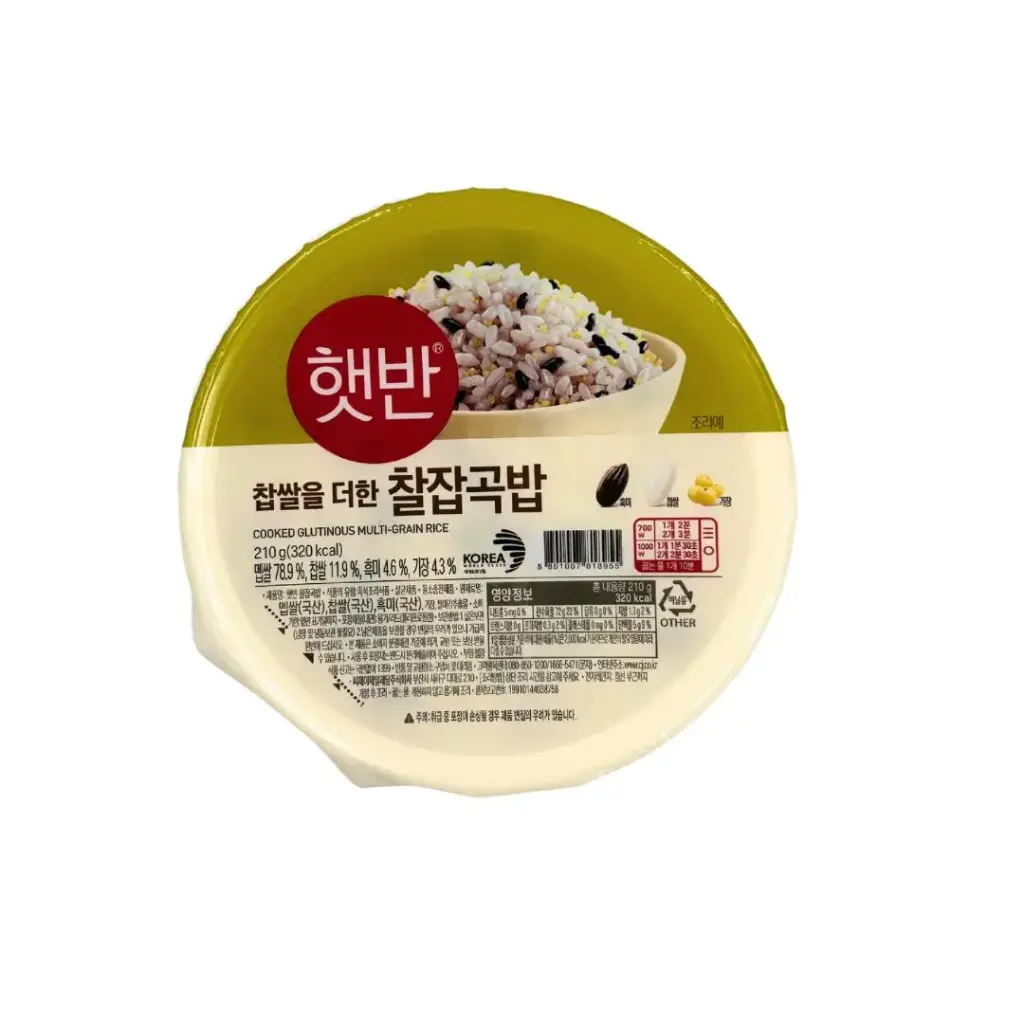 COOKED GLUTINOUS MULTI GRAIN RICE 210G  أرز متعدد الحبوب مطبوخ 210 جرام