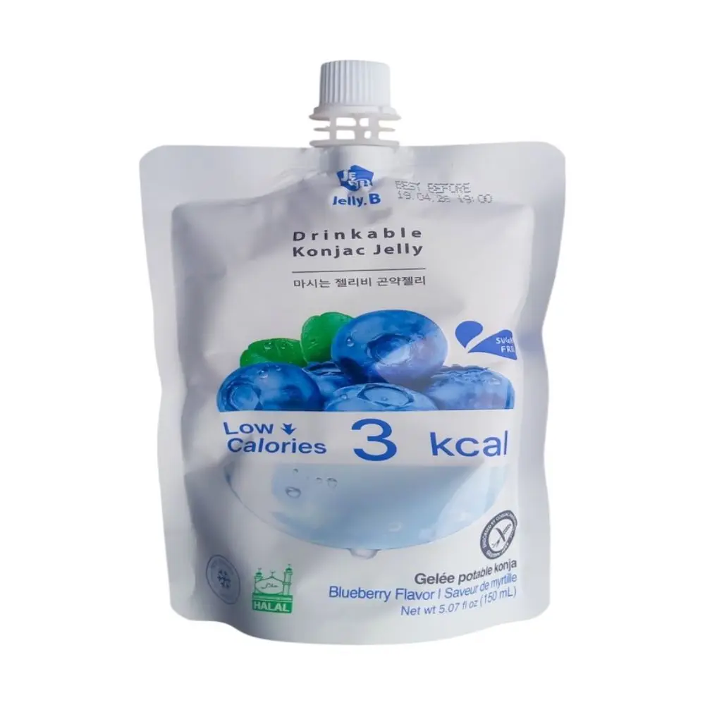 DRINKABLE KONJAC JELLY BLUEBERRY 150ML مشروب جيلي كونجاك بنكهة التوت الأزرق 150 مل