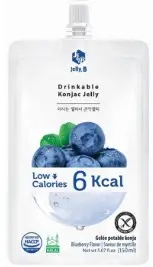 DRINKABLE KONJAC JELLY BLUEBERRY 150ML مشروب جيلي كونجاك بنكهة التوت الأزرق 150 مل
